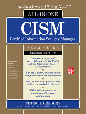 cover image of CISM Certified Information Security Manager All-in-One Exam Guide